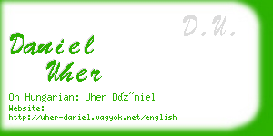 daniel uher business card